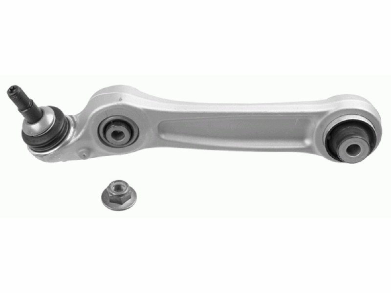 Control arm, wheel suspension