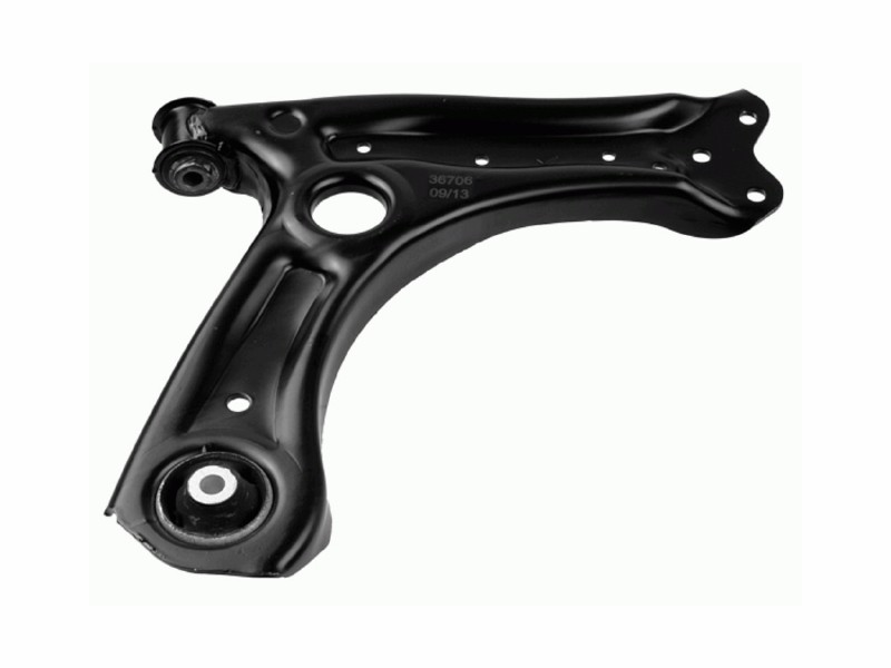 Control arm, wheel suspension