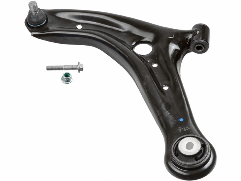 Control arm, wheel suspension