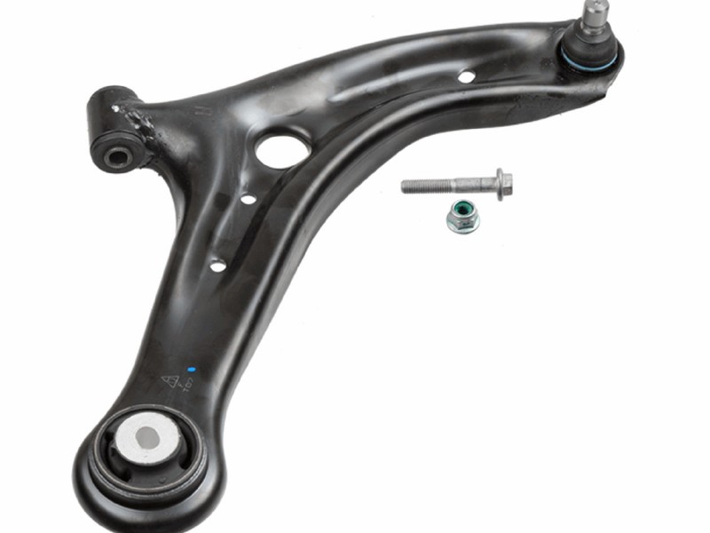 Control arm, wheel suspension