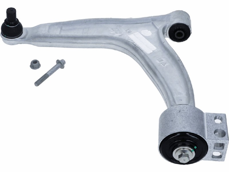 Control arm, wheel suspension