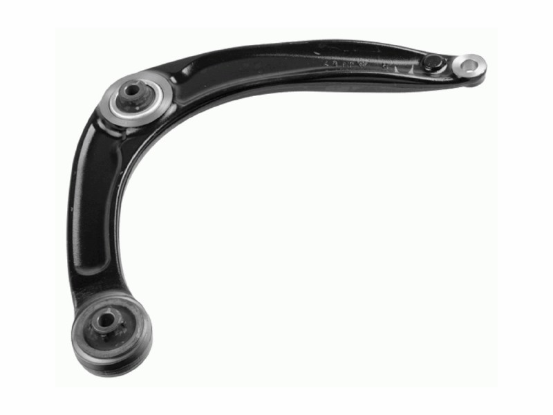 Control arm, wheel suspension
