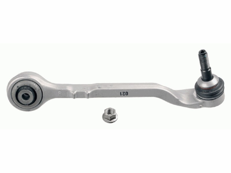 Control arm, wheel suspension