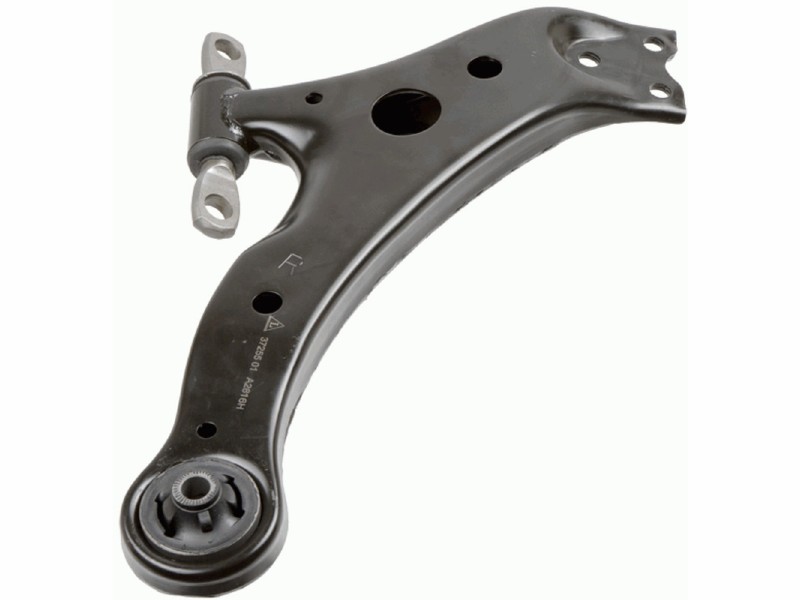 Control arm, wheel suspension