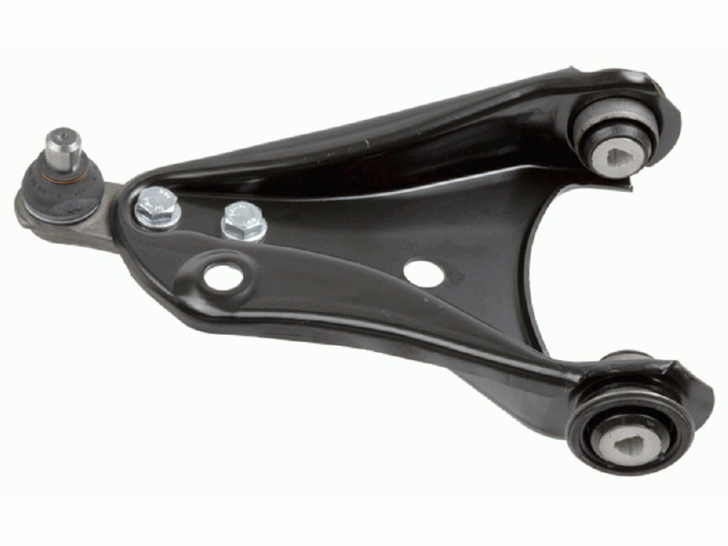 Control arm, wheel suspension