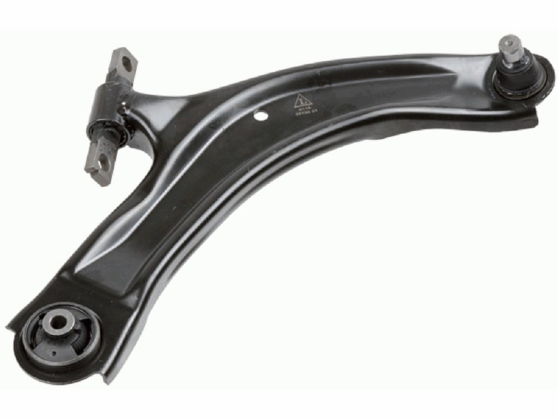 Control arm, wheel suspension