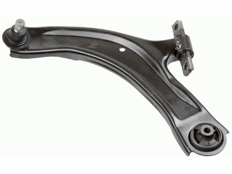 Control arm, wheel suspension