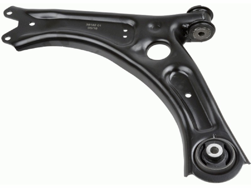 Control arm, wheel suspension