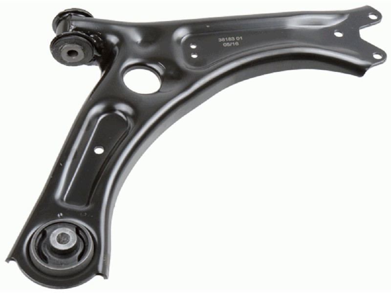 Control arm, wheel suspension