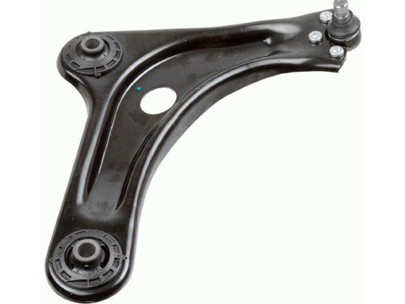Control arm, wheel suspension