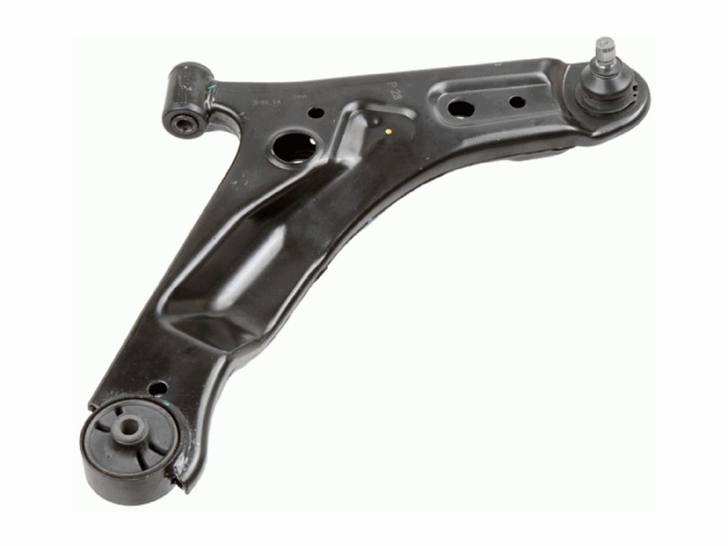 Control arm, wheel suspension