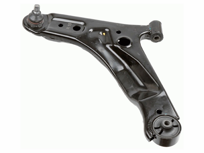 Control arm, wheel suspension