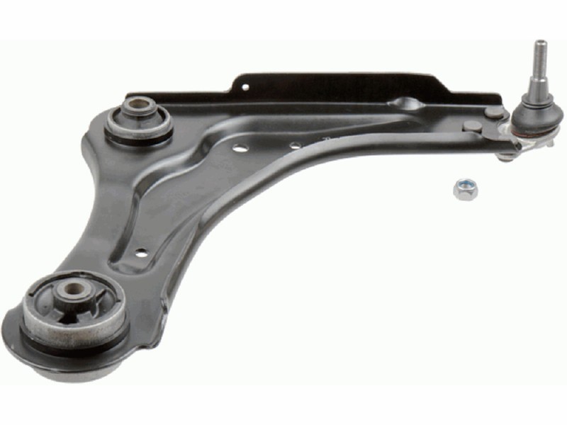 Control arm, wheel suspension