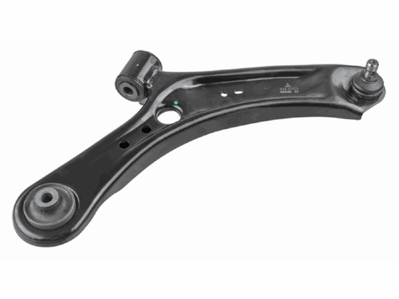 Control arm, wheel suspension