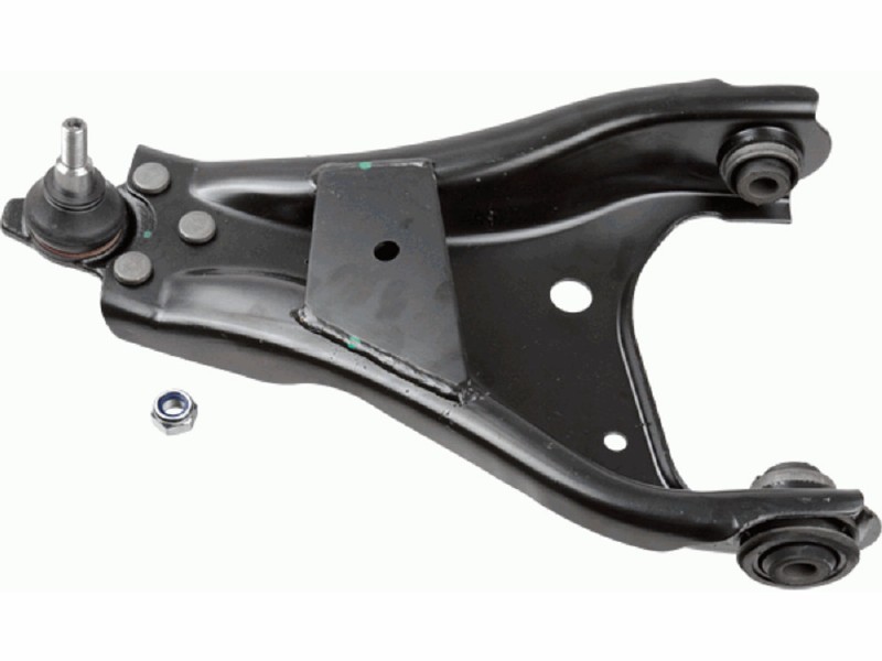 Control arm, wheel suspension