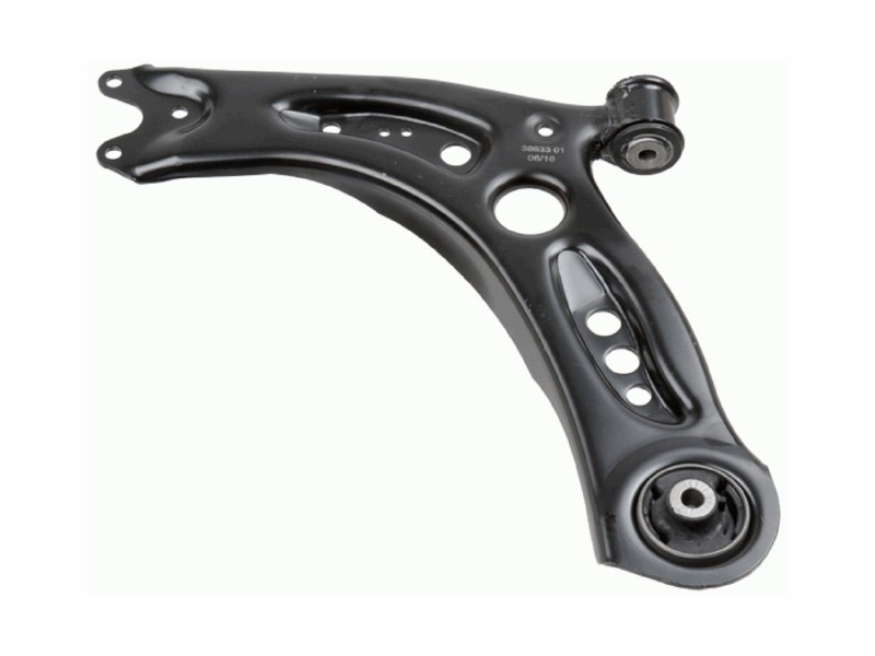 Control arm, wheel suspension