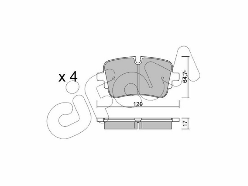 Cifam p.freno Audi A6 3.0 TDI 15-