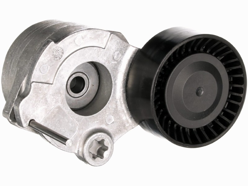 V-ribbed belt tensioner