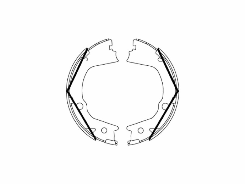 Kit pattini freno, parking brake SsangYong SsangYong: actyon II, actyon sports I (q