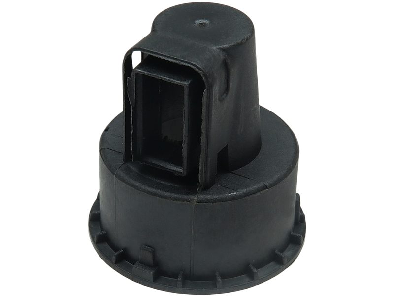 Alternator bearing with protective cap