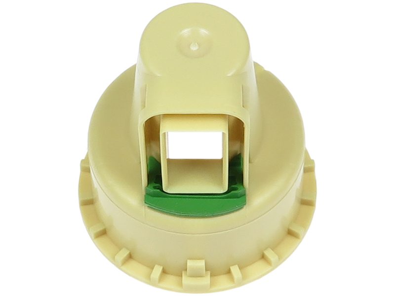 Alternator bearing with protective cap