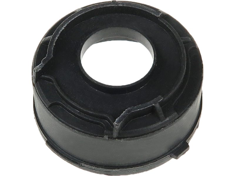 Alternator bearing with protective cap