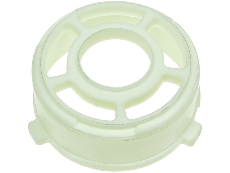 Alternator bearing with protective cap