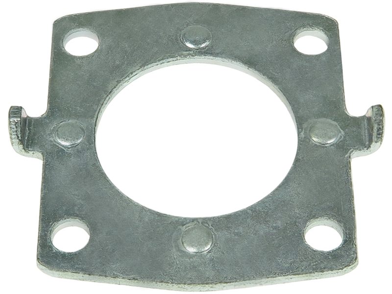 Alternator bearing retaining plate