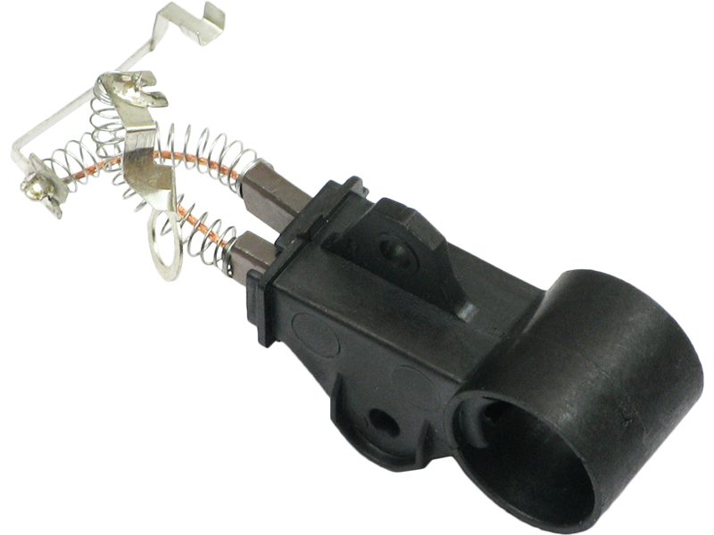 Alternator brush holder