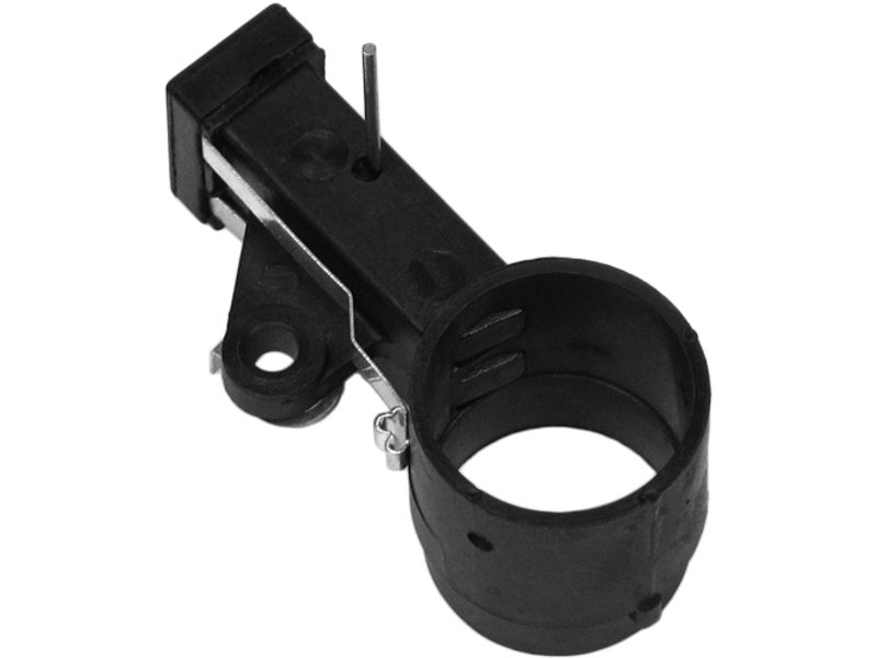 Alternator brush holder