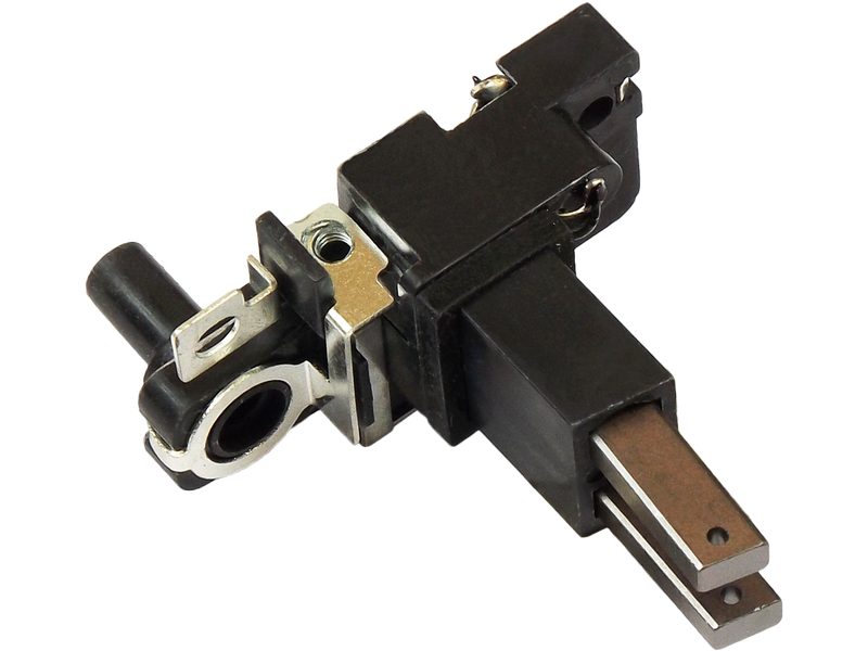Alternator brush holder