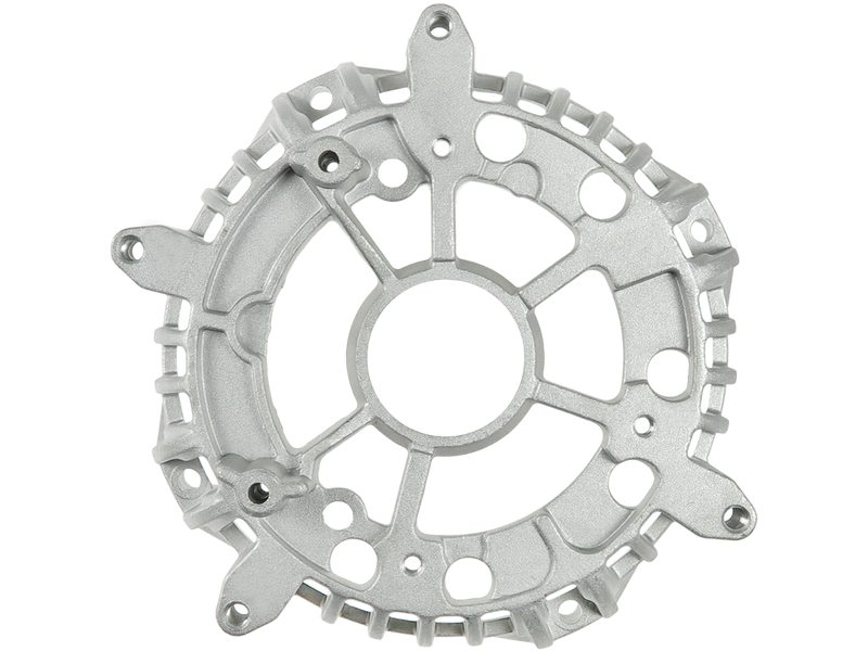 Alternator diode-side bracket