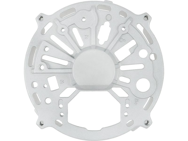 Alternator diode-side bracket