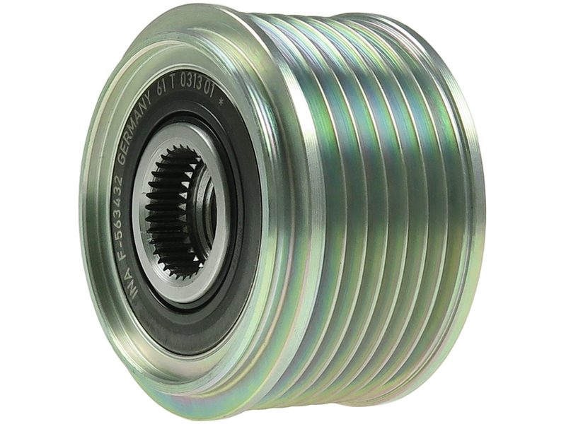 Alternator freewheel pulley
