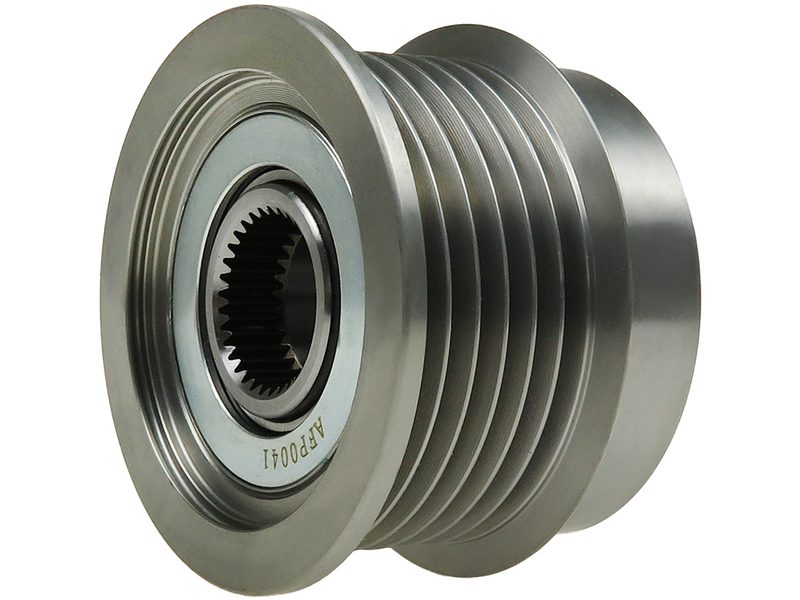 Alternator freewheel pulley