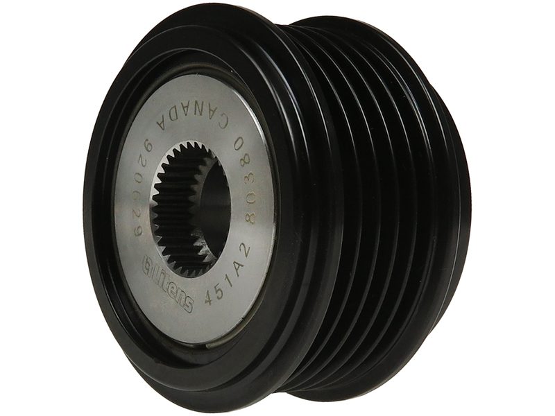 Alternator freewheel pulley