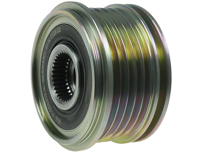 Alternator freewheel pulley