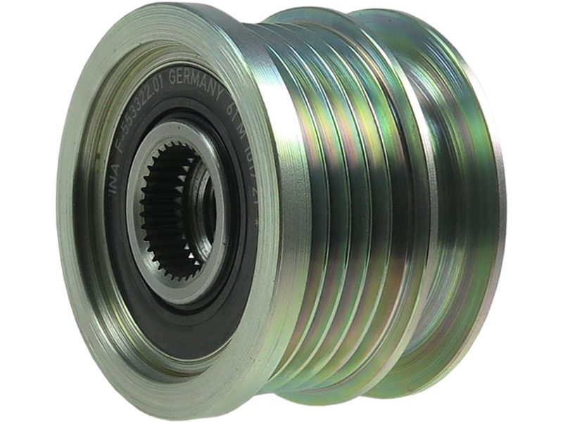 Alternator freewheel pulley