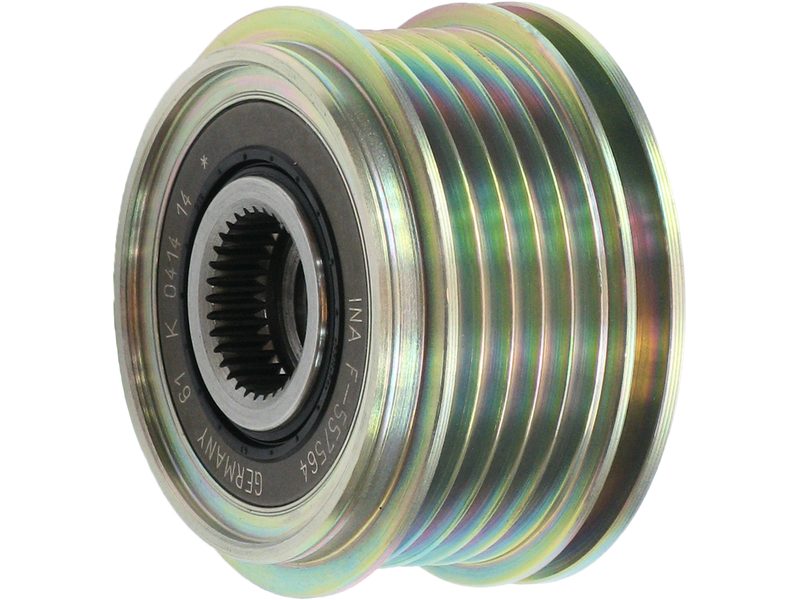 Alternator freewheel pulley