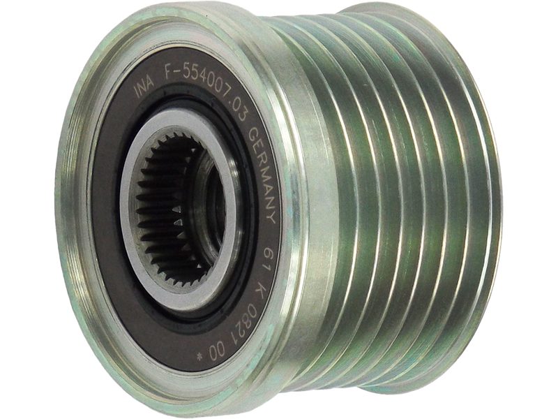 Alternator freewheel pulley