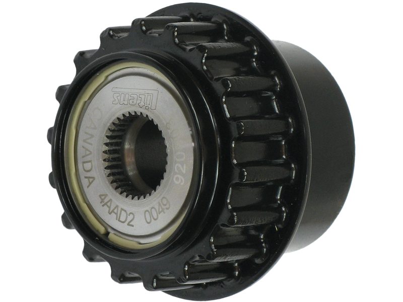 Alternator freewheel pulley
