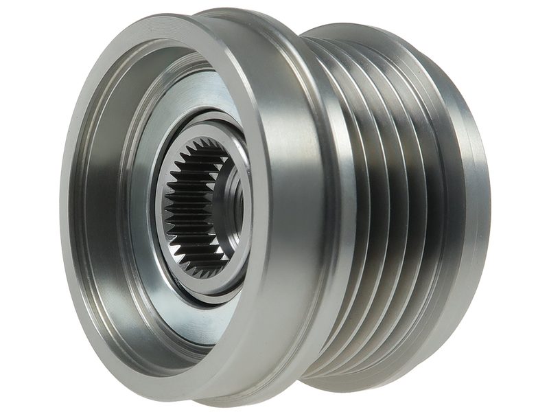 Alternator freewheel pulley