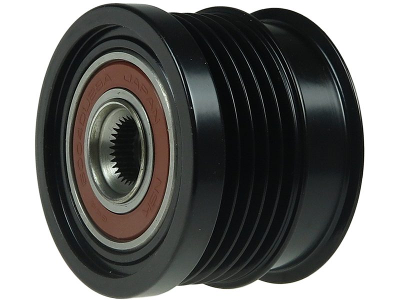 Alternator freewheel pulley