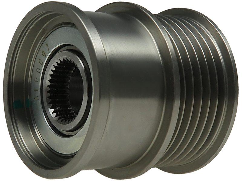 Alternator freewheel pulley