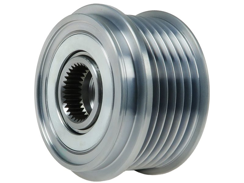 Alternator freewheel pulley
