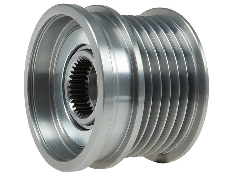 Alternator freewheel pulley