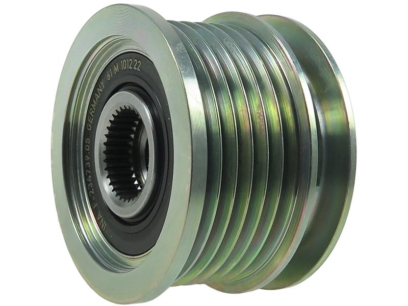 Alternator freewheel pulley