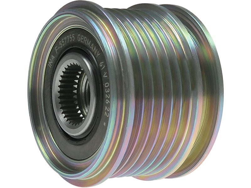 Alternator freewheel pulley