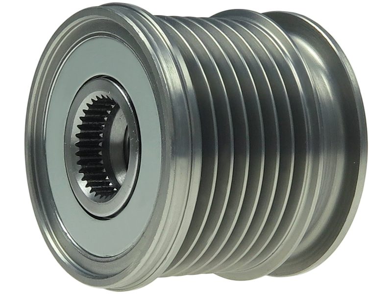 Alternator freewheel pulley