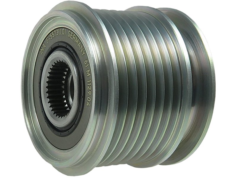 Alternator freewheel pulley